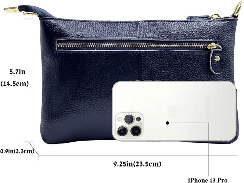 Beurlike Leather Wristlet Wallet Clutch Purses For Women Small Crossbody Phone Bags - Image 3